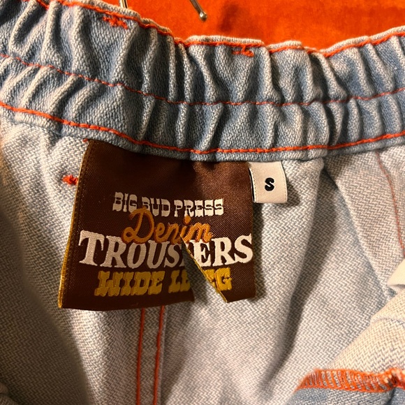 Wide leg trousers big bud press drop waist - Picture 2 of 3